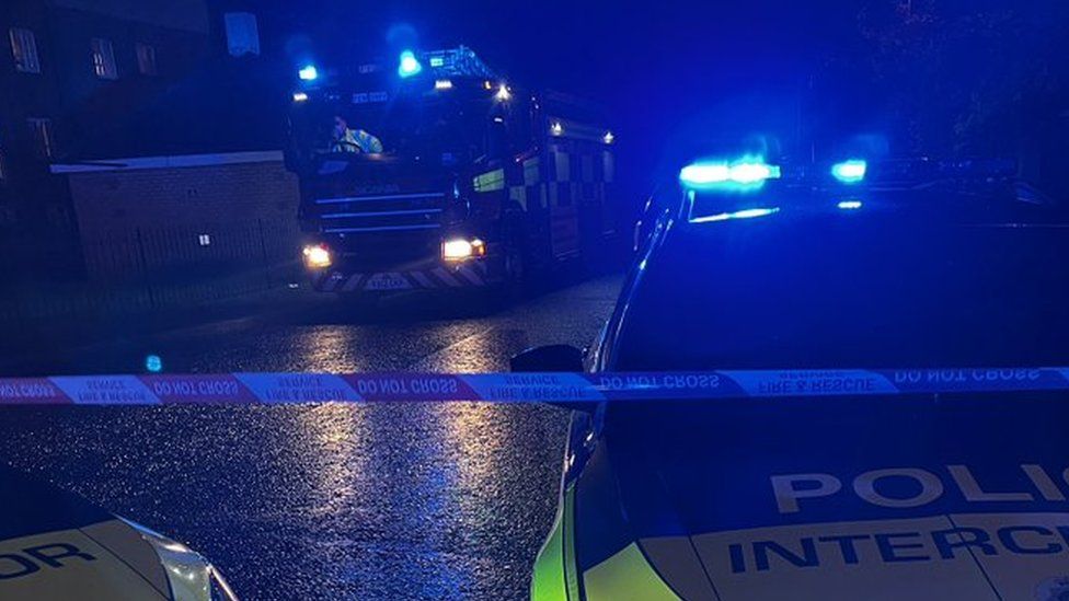 Northampton flats evacuated over gas leak caused by car crash BBC News