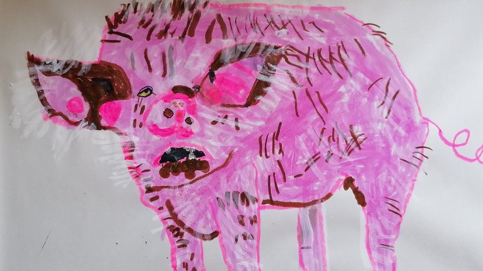 Royal Academy: Hull boy, 5, gets artwork in summer show - BBC News