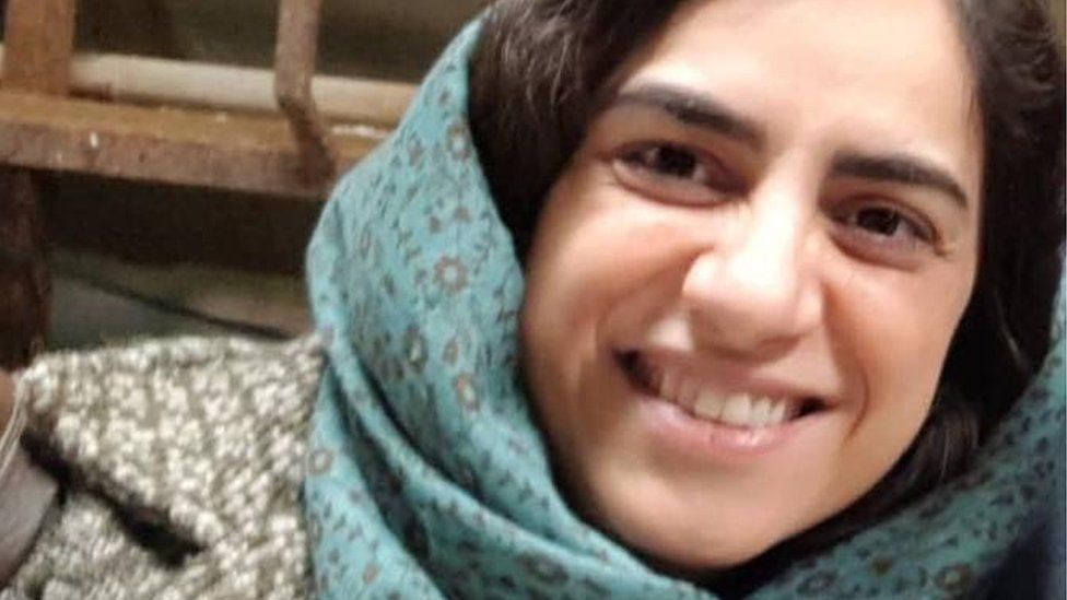 Aras Amiri, an Iranian woman who had been working in the UK and has been imprisoned since she was detained during a visit to Iran in 2018.