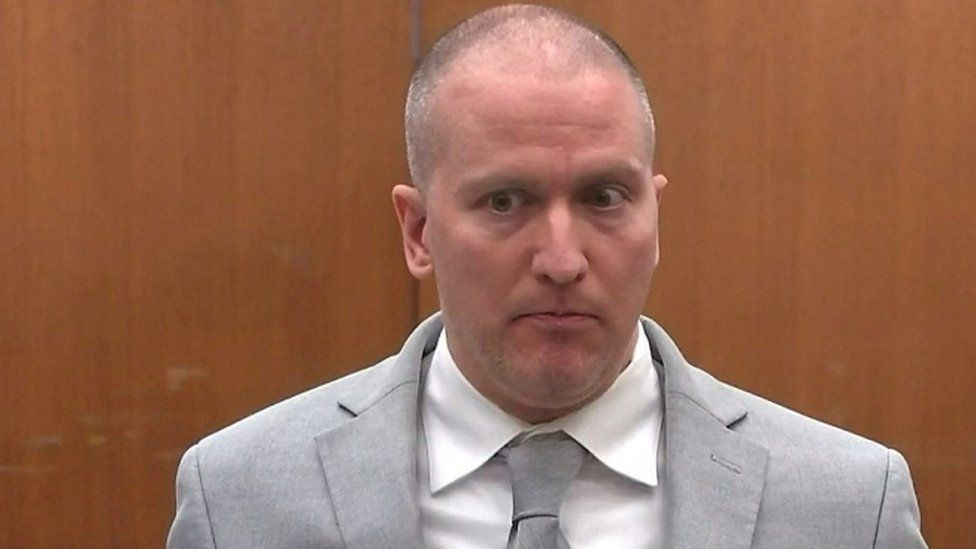 Former Minneapolis police officer Derek Chauvin is sentenced after being found guilty of the murder of George Floyd