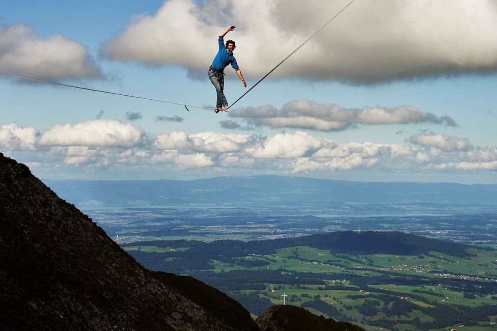 Highlining fun