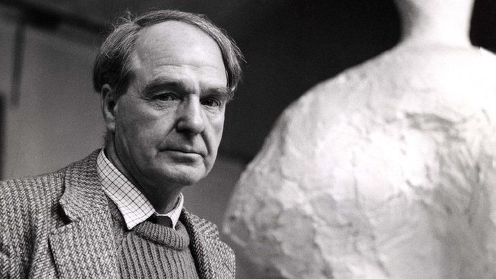 Henry Moore pictured in 1960