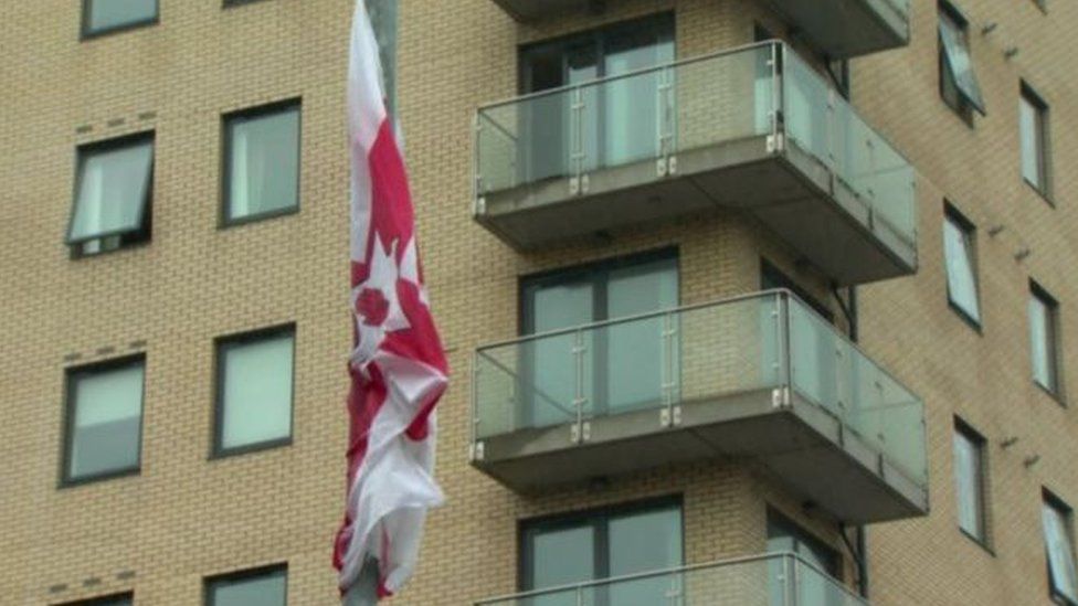 Apartment block in Wellwood Street in Belfast