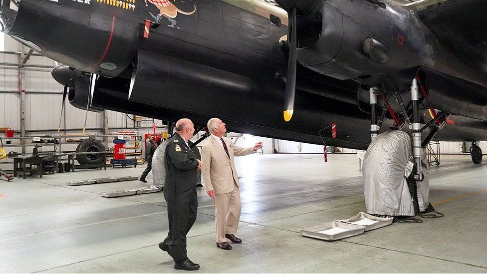 King Charles III at RAF Coningsby