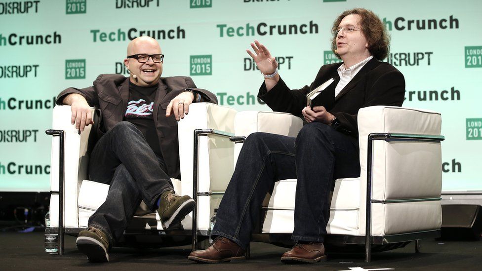 Jeff at a TechCrunch event