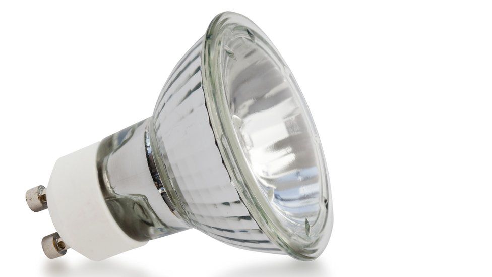 Halogen lightbulb sales to be banned in UK under climate change plans - BBC  News