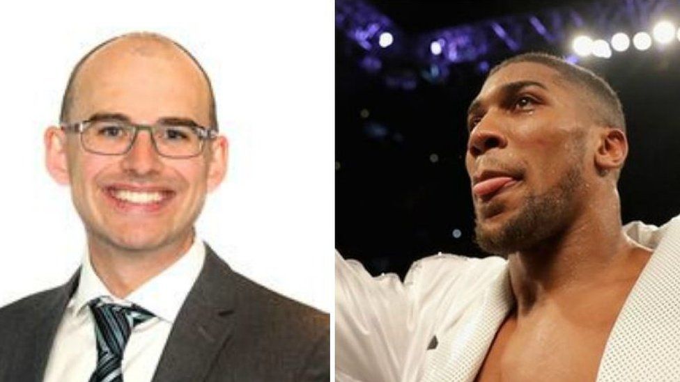 Joe Carter and Anthony Joshua