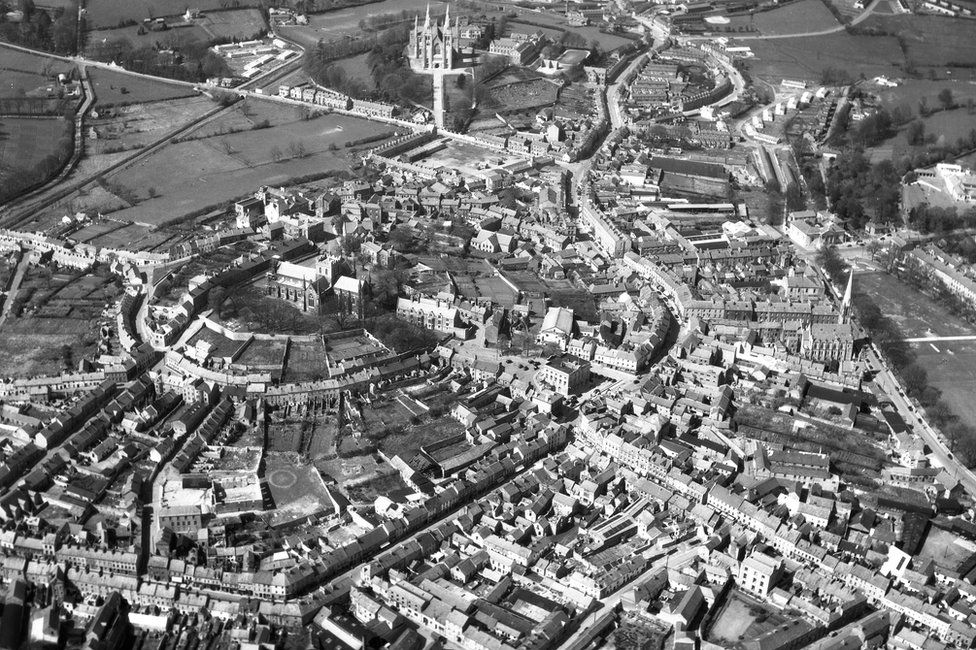 Aerial of Armagh City