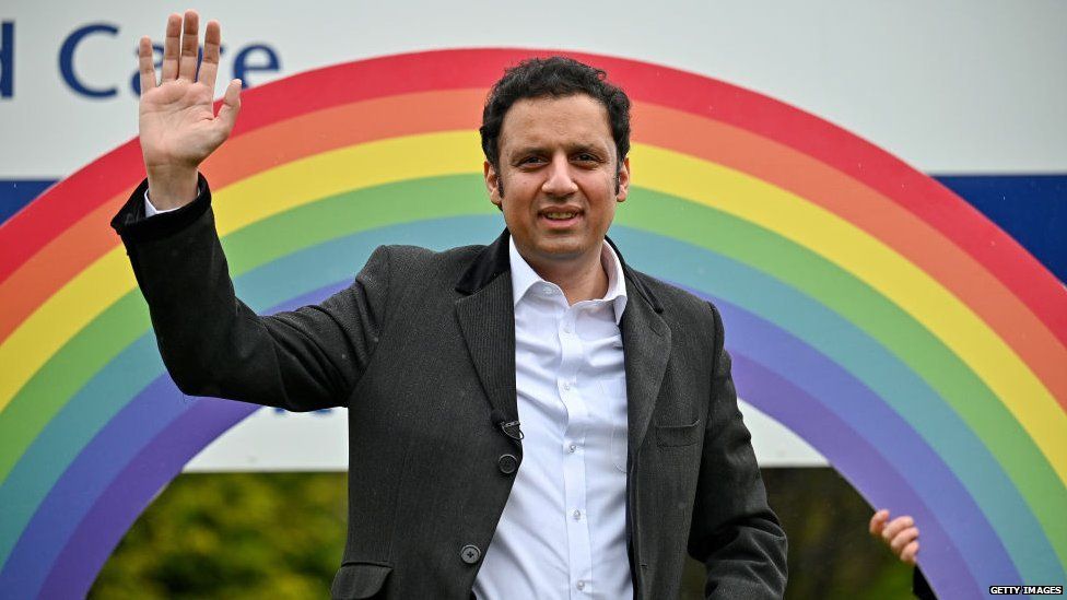 Anas Sarwar at Scottish Labour's campaign launch