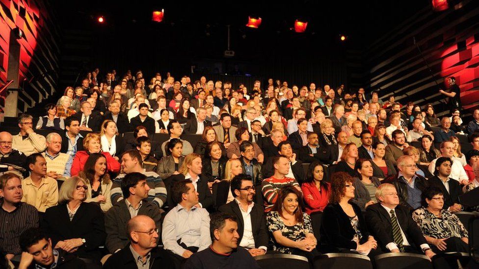 The audience for a 2010 ABC TV Q&A broadcast