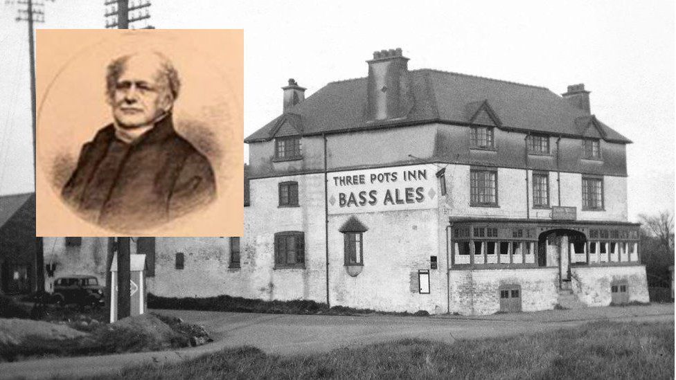 William Bass and one of the firm's earliest pubs