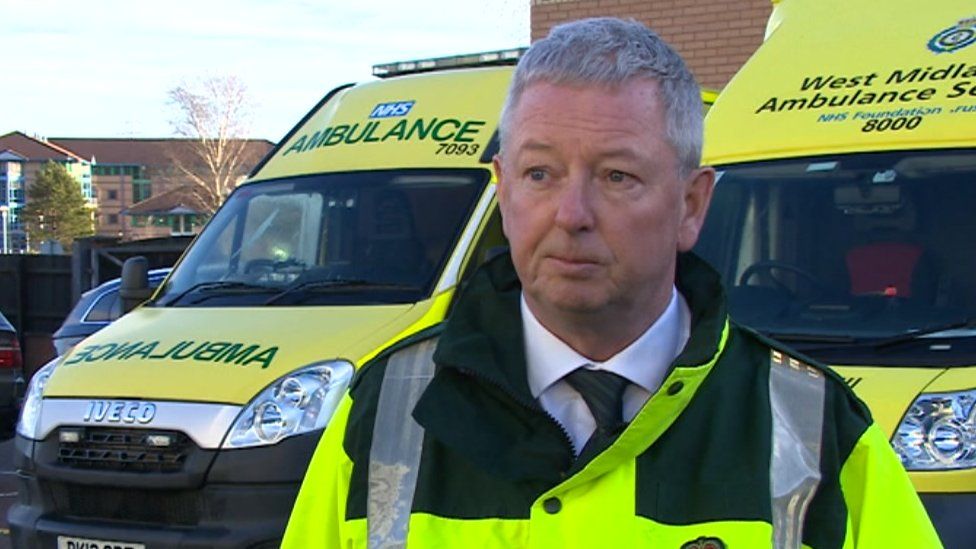 West Midlands Ambulance Service director Mark Docherty