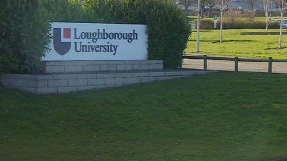 Loughborough University sign