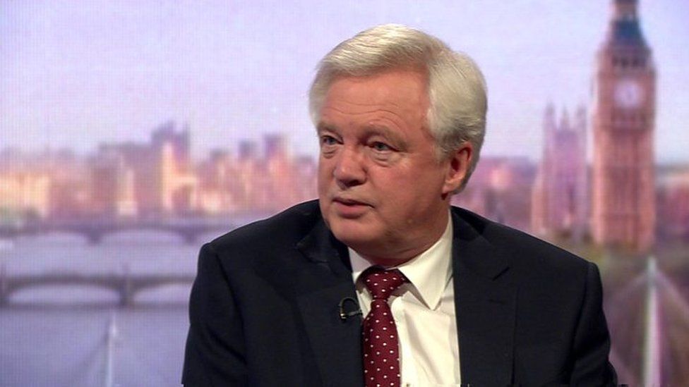 Former Brexit Secretary David Davis said he would 'probably' support the amendment