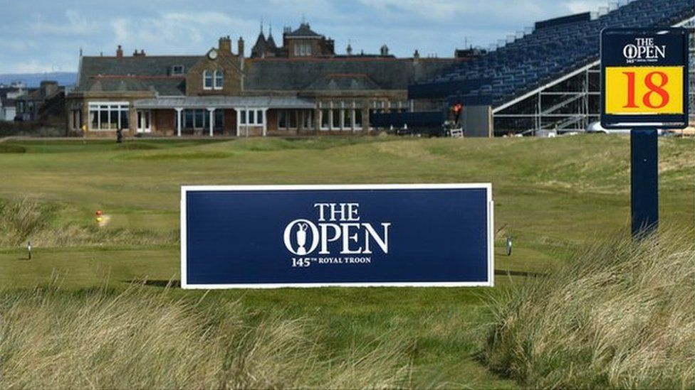 Restriction on drones at Open Championship at Royal Troon - BBC News