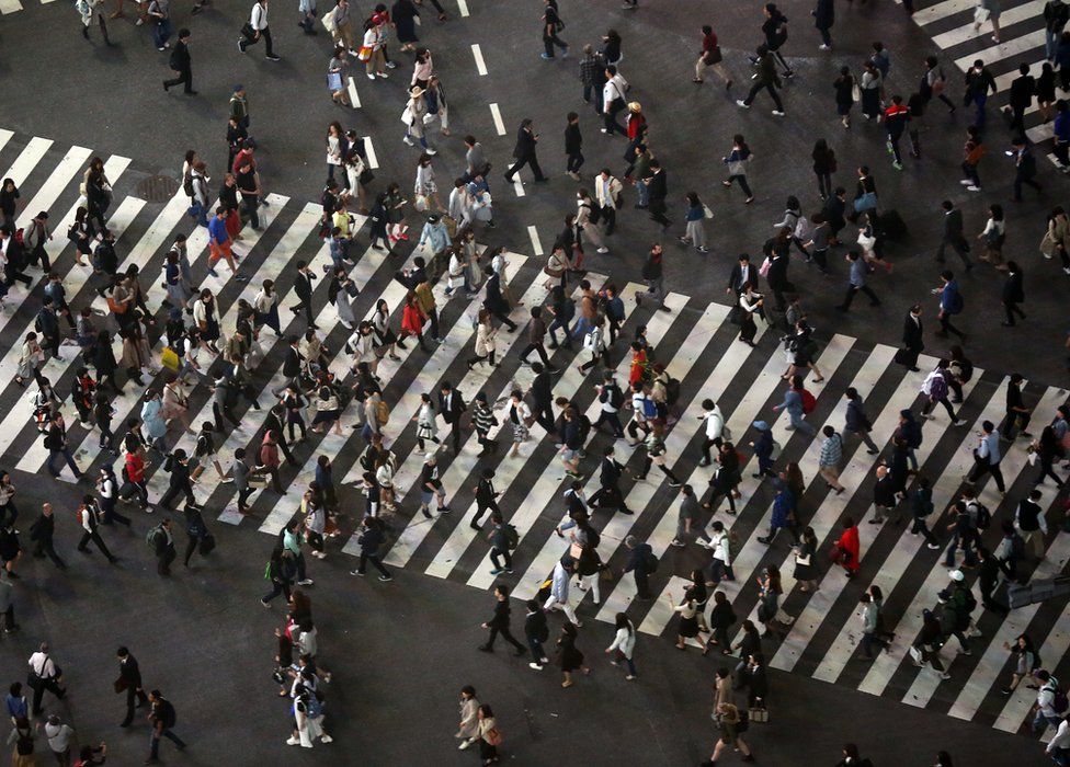 Tokyo's famous Shibuya crossing