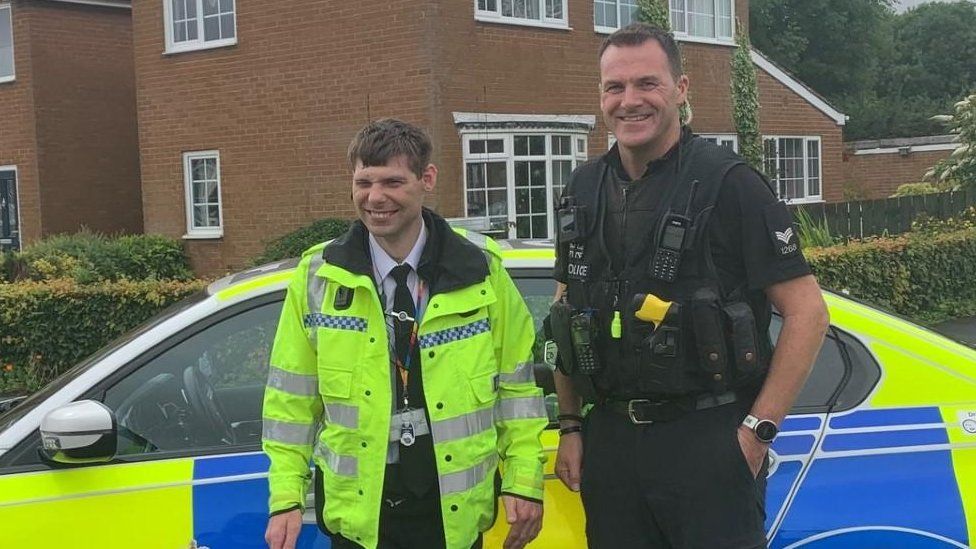 Lance with Sergeant Paul Cording