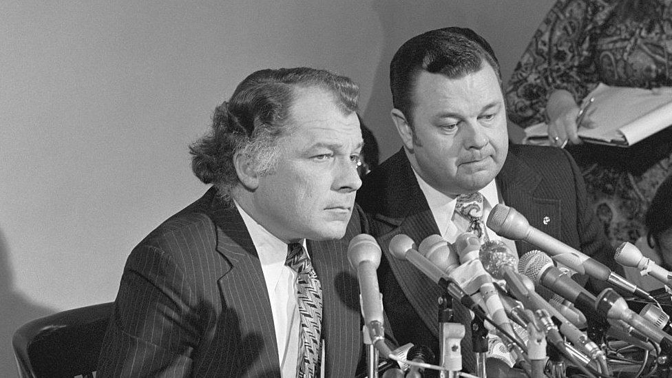 Image shows F Lee Bailey in 1976