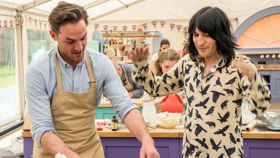 A scene from The Great British Bake Off