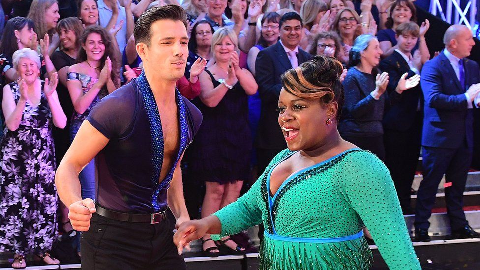 Danny Mac and Tameka Empson on the red carpet