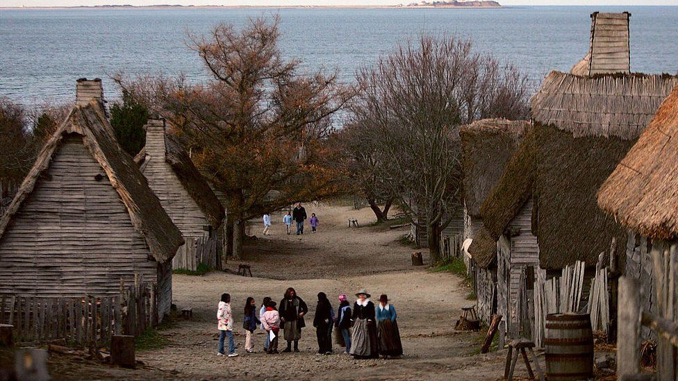 Reenactments are held in Massachusetts nearby to Plymouth Rock