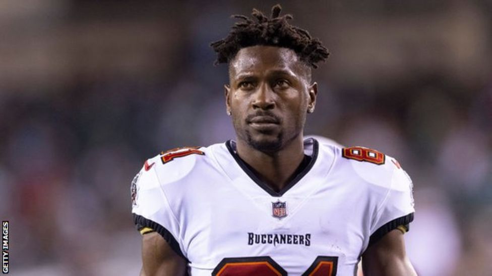 Antonio Brown Tampa Bay Buccaneers player banned for misrepresenting