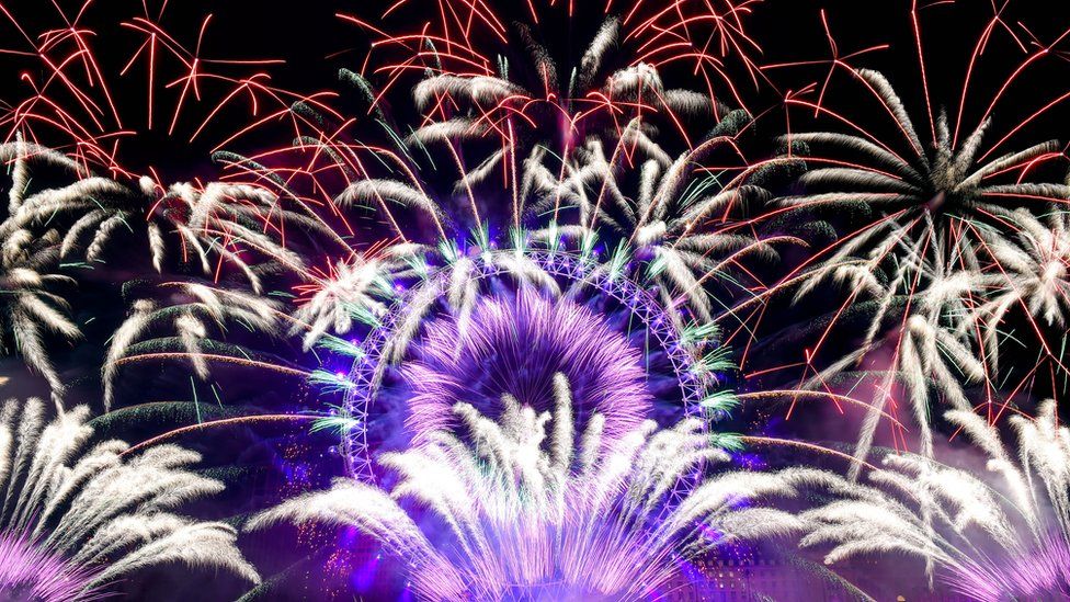 London New Year's Eve fireworks 2019