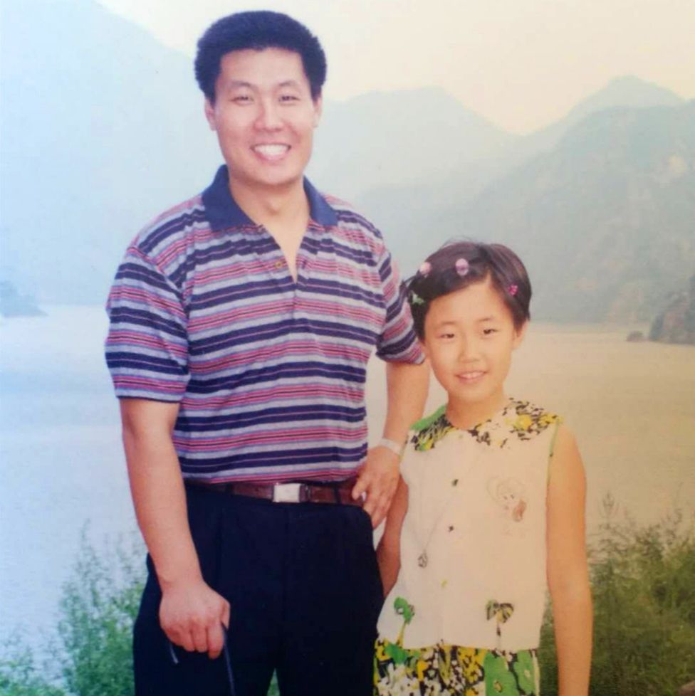 Jiawei and her father