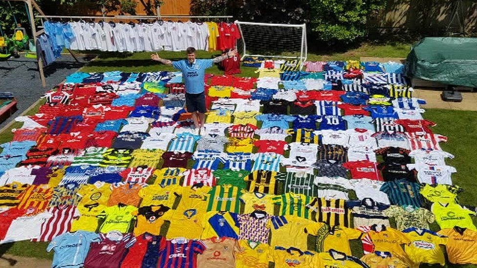 Football shirts collection