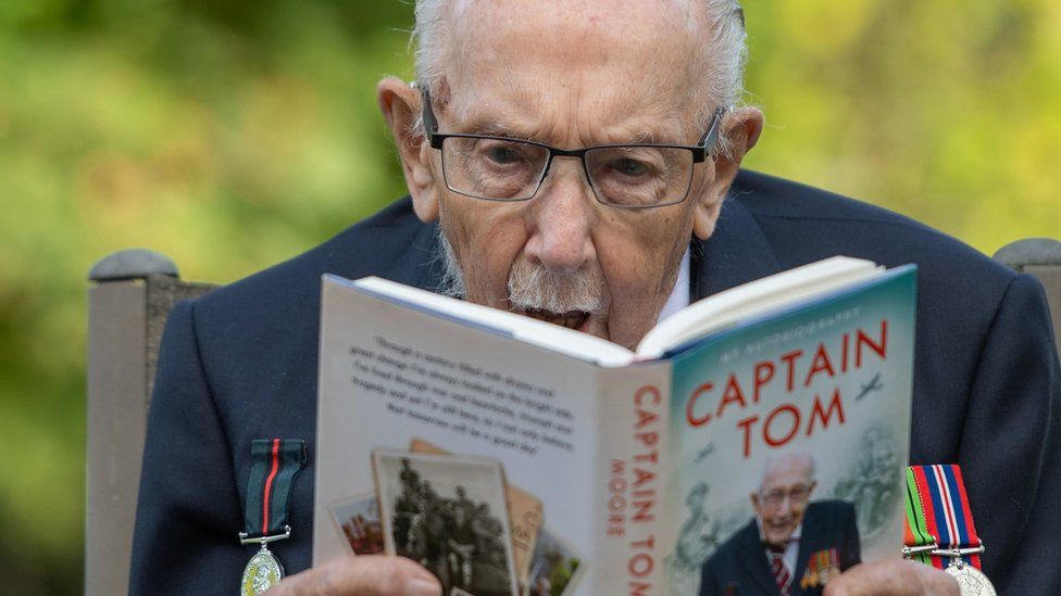 Captain Sir Tom Moore released an autobiography this summer
