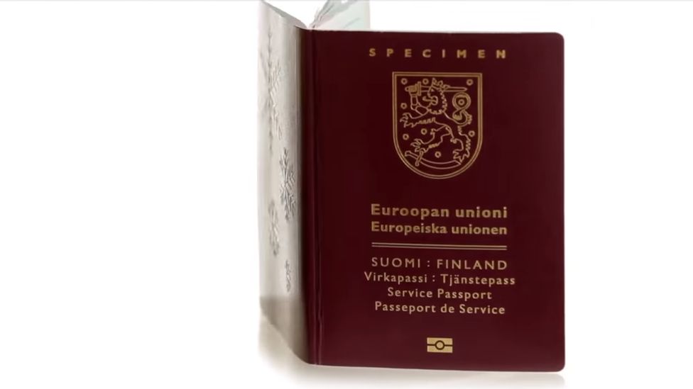 Latest Finnish passport