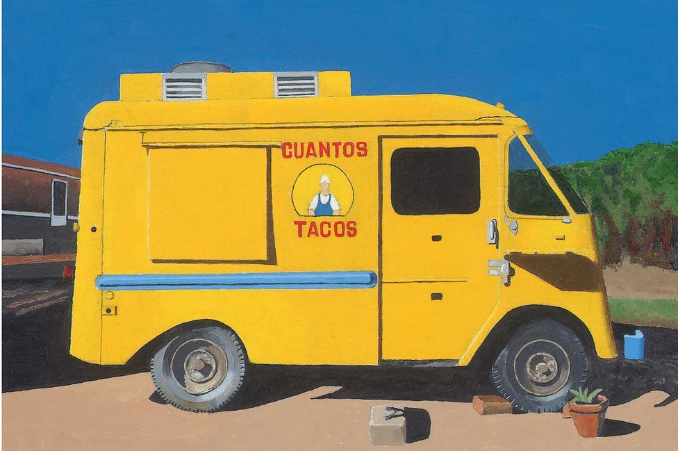 Yellow Taco Truck