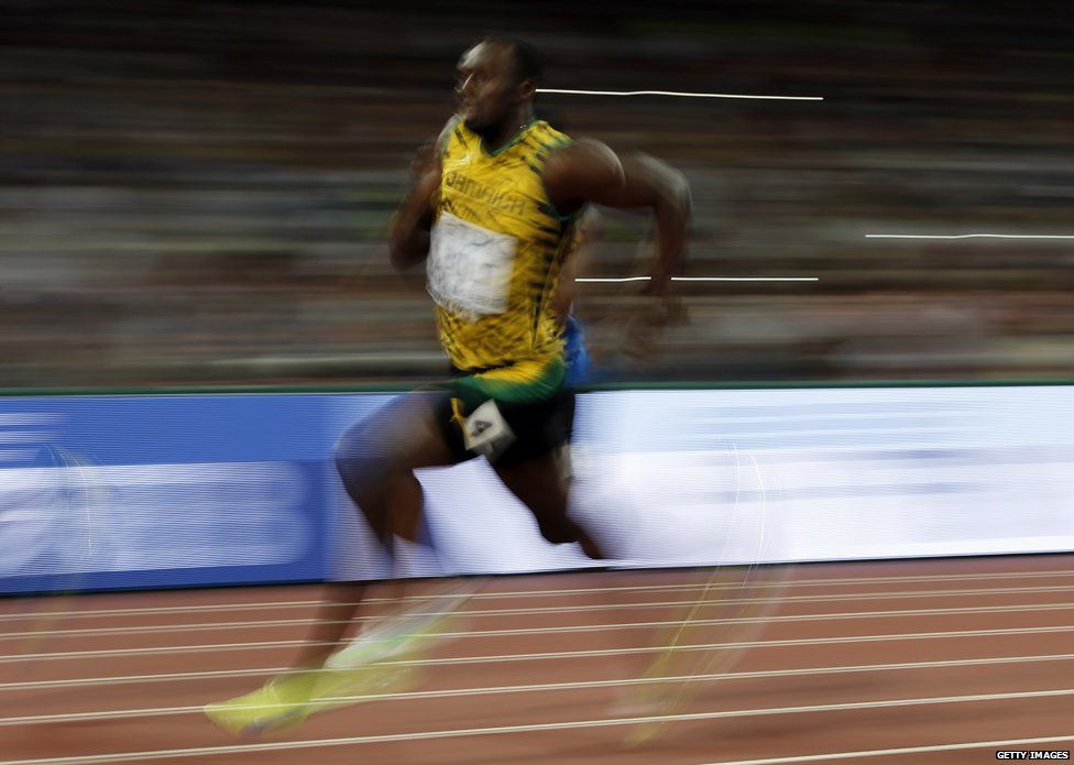 Usain Bolt running