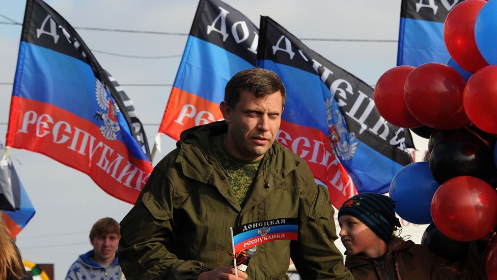 DNR leader Alexander Zakharchenko, 2014 file pic