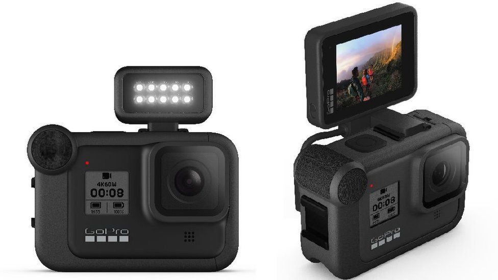 GoPro Hero 8 Black targets vloggers with add-on modules - BBC News