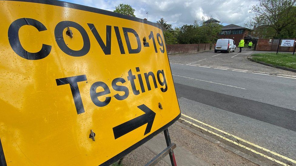 Covid testing site, Needham Market