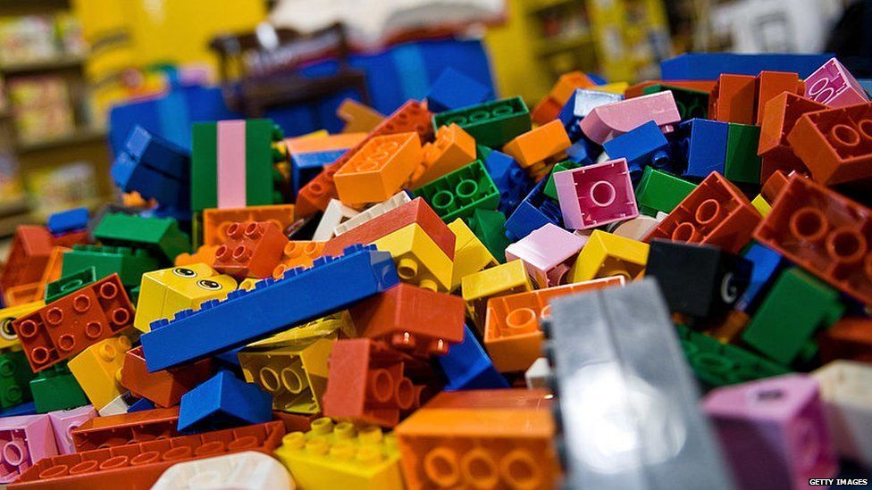 a pile of Lego