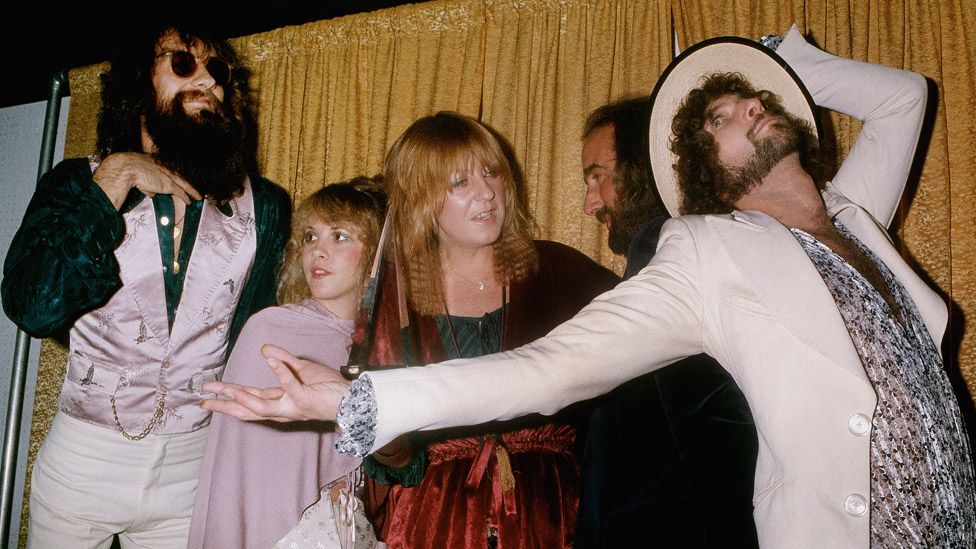 Fleetwood Mac at the American Music Awards in 1978