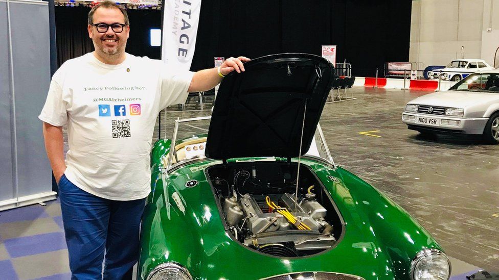 James Davis with the 1959 MG A Series Twin Cam