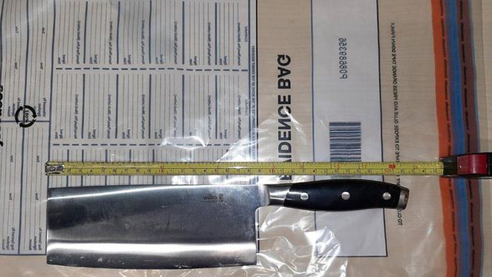Meat cleaver used in attack against ambulance crew
