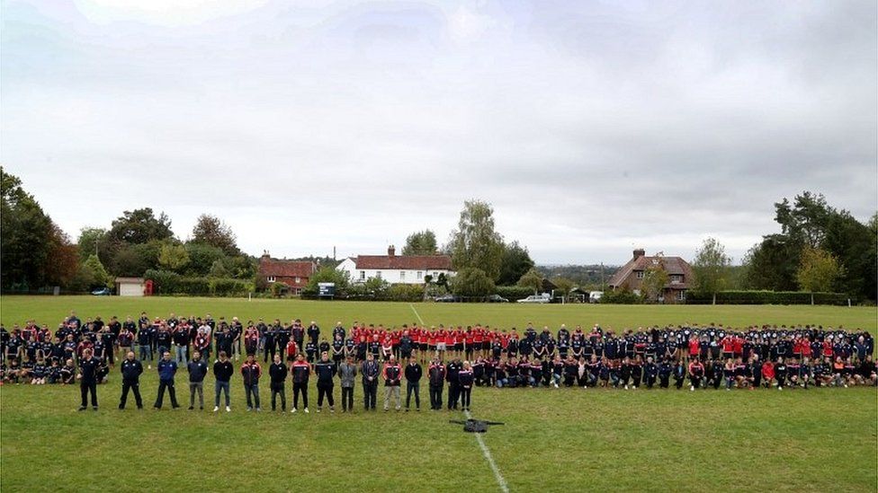 Silence held at rugby club