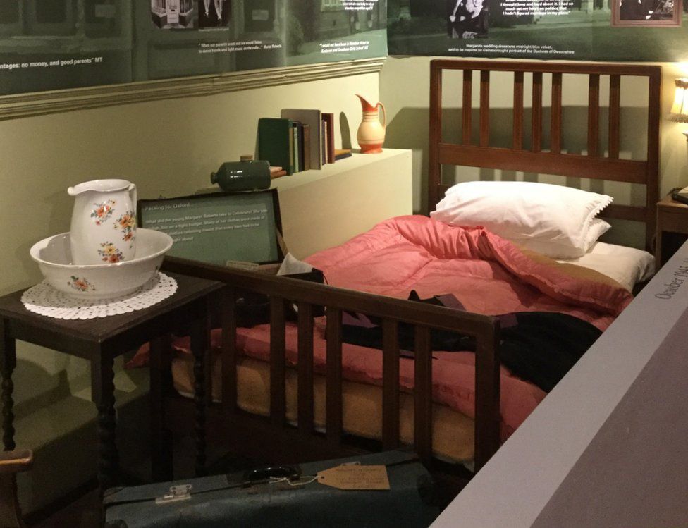 A recreation of Margaret Thatcher's childhood bedroom