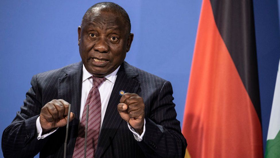 Cyril Ramaphosa: South Africa president being treated for Covid - BBC News