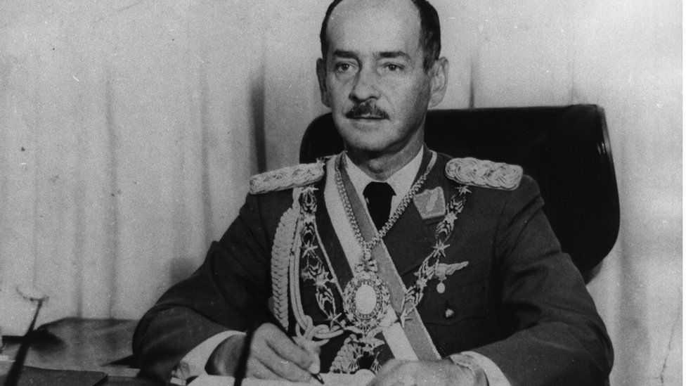 Late Bolivian leader Hugo Banzer