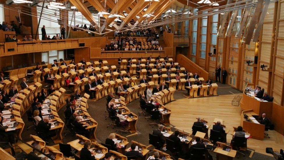 Scottish Parliament chamber