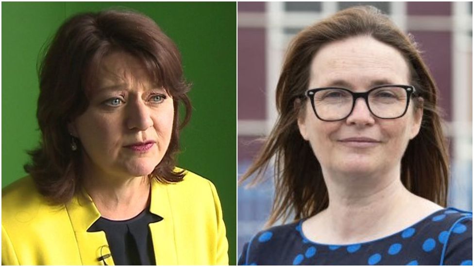 Leanne Wood and Kirsty Williams