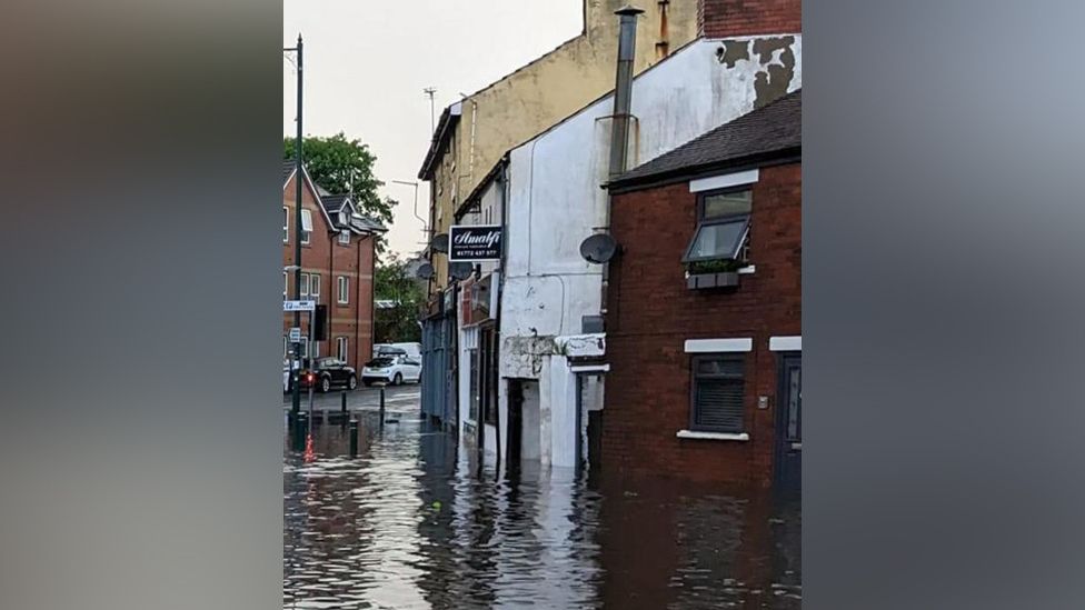 Flooding in Kirkham