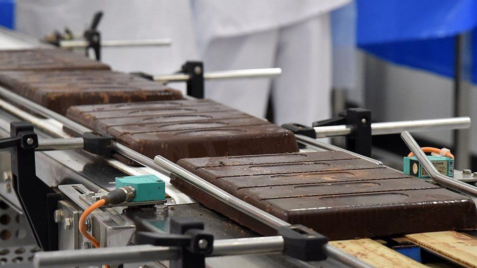 Chocolate at the CEMOI factory