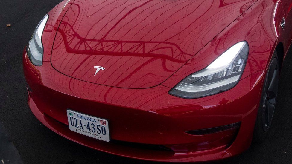 A Tesla car