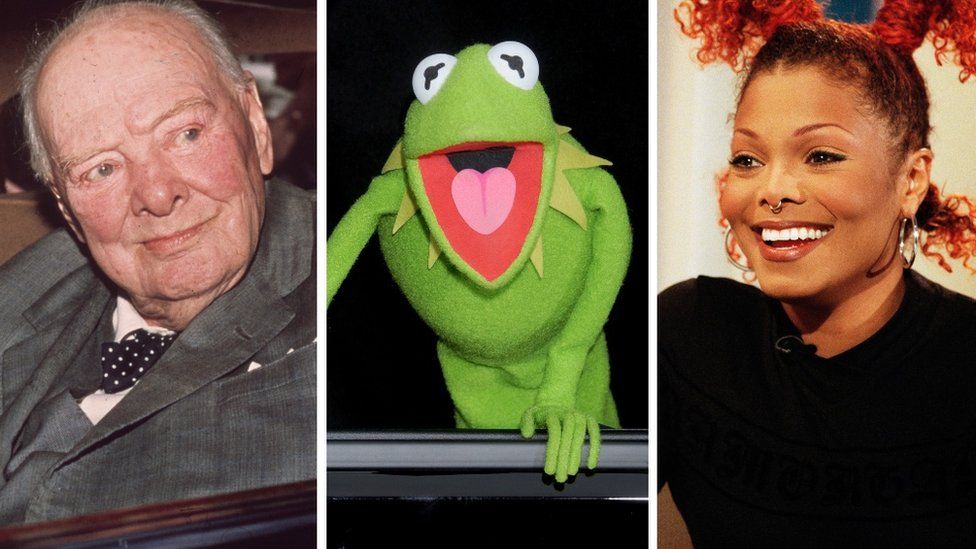 Winston Churchill, Kermit The Frog and Janet Jackson